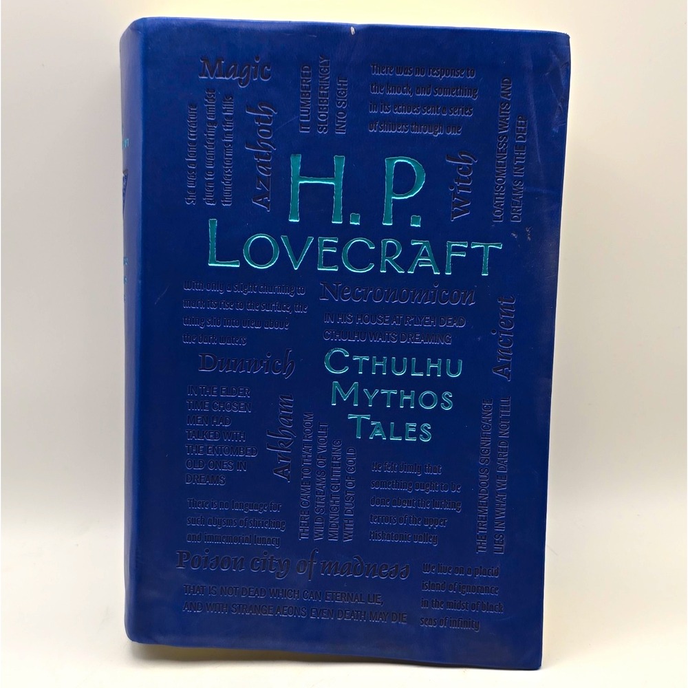 H. P. Lovecraft Cthulhu Mythos Tales Word Cloud Classics TPB 2017 Horror